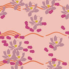 Fünfziger • Timeless • Designtapeten • Berlintapete • Lotus Blumenmuster Pink (Nr. 14398)