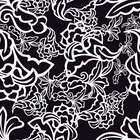 Black Silhouette - pastell- und dunkelfarbene Designmuster und Ornamente • Trends • Designtapeten • Berlintapete • Black&White Musterdesign (Nr. 14593)