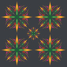 Blätter - Vektor Ornamente mit Blatt-Motiven • Floral • Designtapeten • Berlintapete • Musterdesign aus der Feenwelt (Nr. 14083)