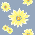 Mixed Bouquet - gemischte Blumenmuster und Ornamente • Floral • Designtapeten • Berlintapete • Sonnenblumen Blumenmuster (Nr. 12917)