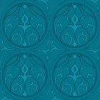 Arabic - Patterns from the Arab world • Cultures • Design Wallpapers • Berlintapete • Circle Vector Design (No. 13180)