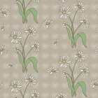 Alpine - Traditional Pattern Designs • Cultures • Design Wallpapers • Berlintapete • Daisy flower Vectordesign (No. 13182)