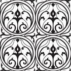 Gotik - gotische Musterdesigns • Timeless • Designtapeten • Berlintapete • Ornamentales Kreisemuster (Nr. 13365)