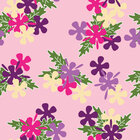 Stilisiert - vereinfachte Blumenmuster • Floral • Designtapeten • Berlintapete • Blumenmuster in Pink (Nr. 14365)