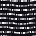 Wellen - Dekorative Wellenmuster • Geometrisch • Designtapeten • Berlintapete • Musterdesign mit Mosaiken (Nr. 14443)