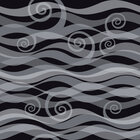 Monochrome - Ton in Ton Dekore zum neuen Einrichtungstrend • Trends • Designtapeten • Berlintapete • Musterdesign mit Wellen (Nr. 14461)