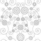 Stilisiert - vereinfachte Blumenmuster • Floral • Designtapeten • Berlintapete • Sinnliches Hintergrundmuster (Nr. 14495)