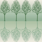 Frühling • Seasonal • Designtapeten • Berlintapete • Wald Musterdesign Grün (Nr. 14654)
