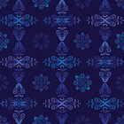 Alpine - Traditional Pattern Designs • Cultures • Design Wallpapers • Berlintapete • Ornamental Snow Crystals (No. 14595)