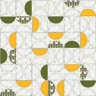 Kreise - Grafische Muster mit Kreisen • Geometrisch • Designtapeten • Berlintapete • Spritziges Musterdesign (Nr. 14690)