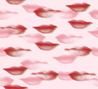 Valentinstag • Seasonal • Designtapeten • Berlintapete • Lippenstift Musterdesign (Nr. 14693)