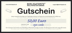 Gutscheine • Gutscheine • Special Shop • Berlintapete • Gutschein 50,00 Euro