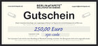 Gutscheine • Gutscheine • Special Shop • Berlintapete • Gutschein 250 Euro