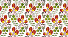 Blümchentapete • Floral • Designtapeten • Berlintapete • Knospen weinrot/gelb (Nr. 4055)